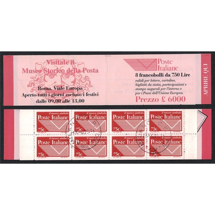 ITALY 1995 Italian Post Office £750 booklet us