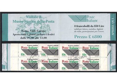 ITALY 1995 Italian Post Office £850 booklet us
