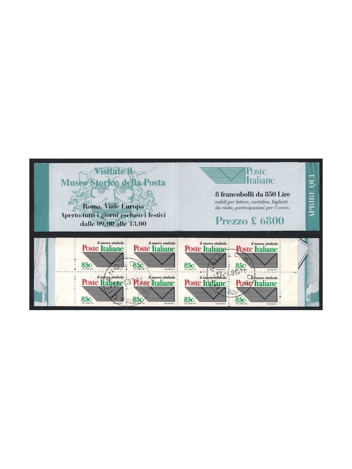 ITALIA 1995 Ente Poste Italiane £ 850 LB us