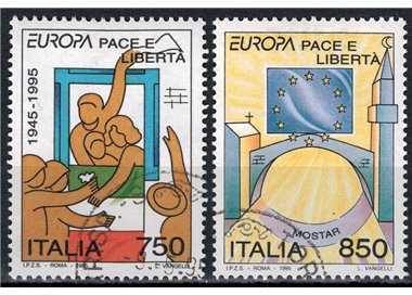 ITALY 1995 Europa 2v us