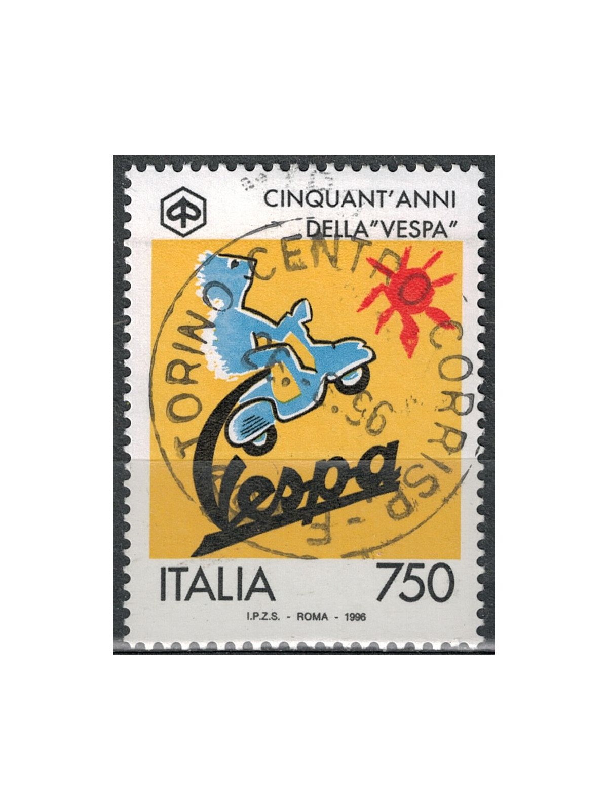 ITALIA 1996 Anniversario Vespa us