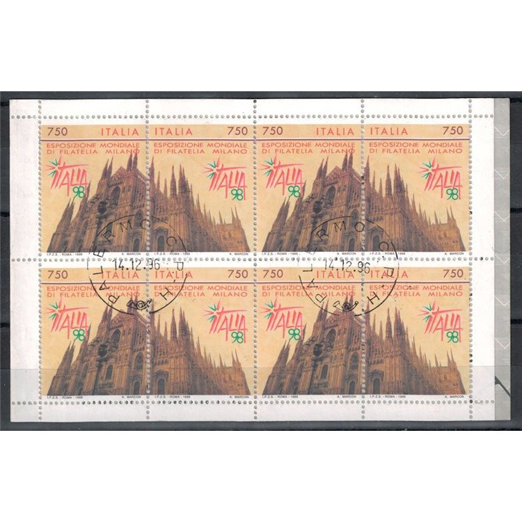 ITALY 1996 booklet us Philatelic Exhibition