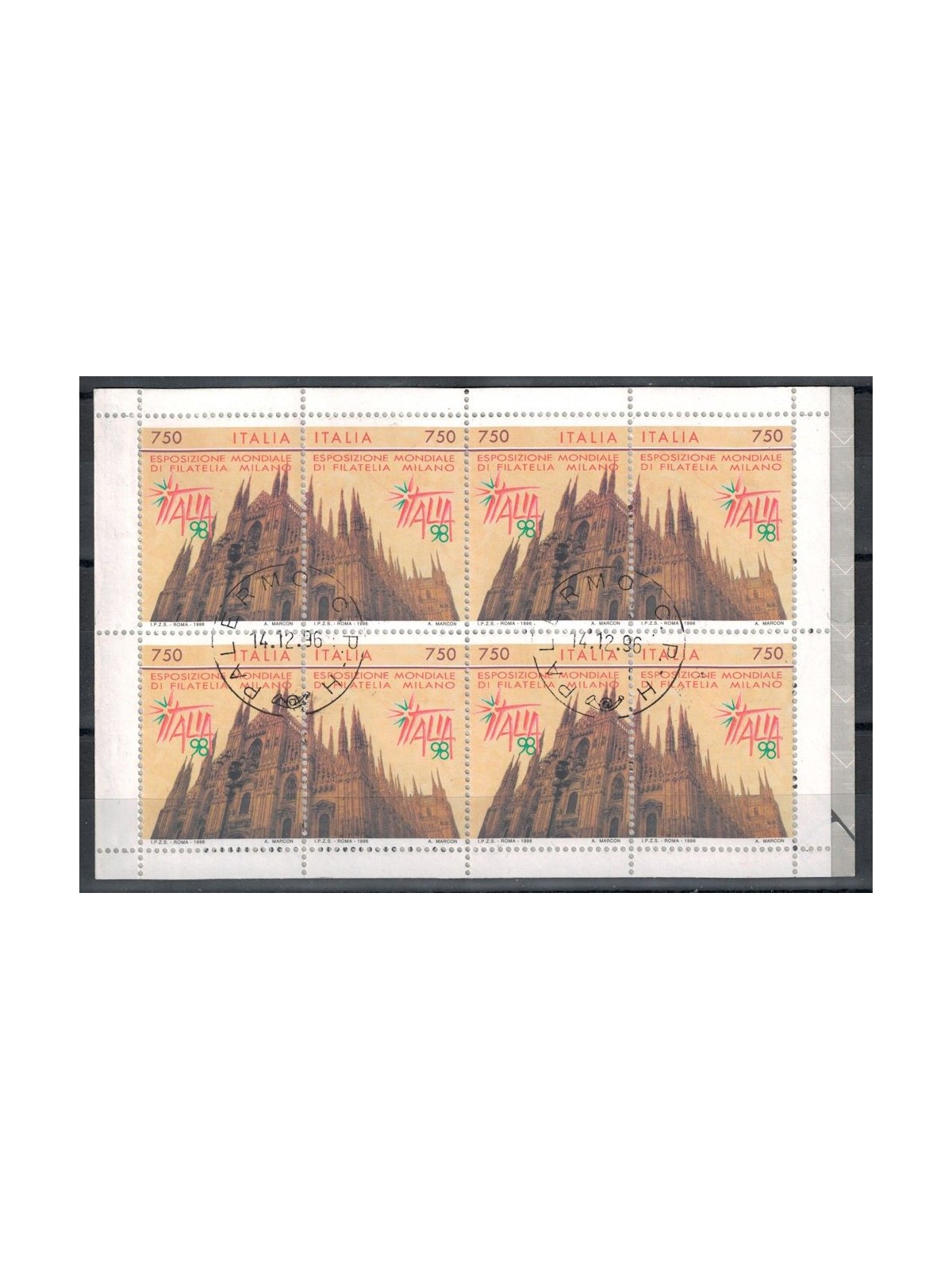 ITALY 1996 booklet us Philatelic Exhibition