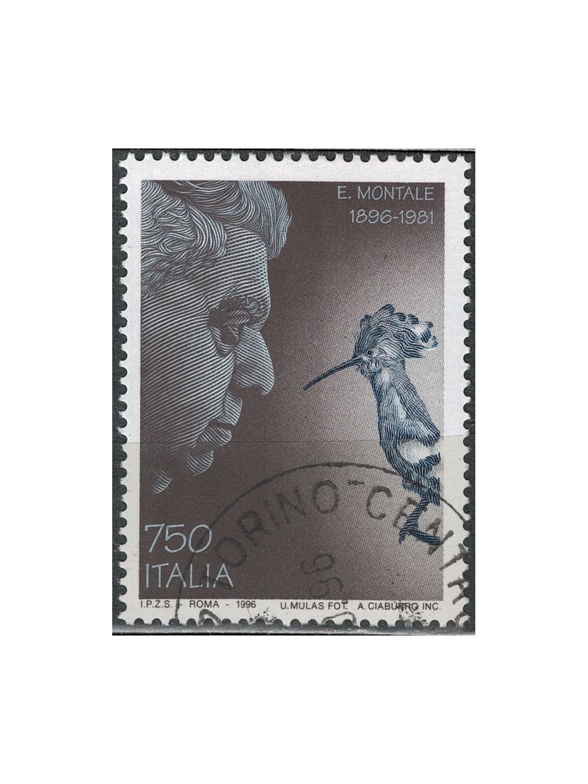 ITALY 1996 Eugenio Montale us