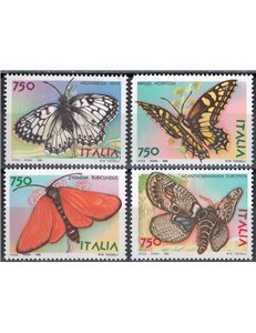 ITALY 1996 Butterflies 4v us
