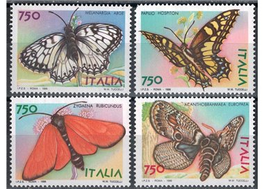 ITALIA 1996 Farfalle 4v us