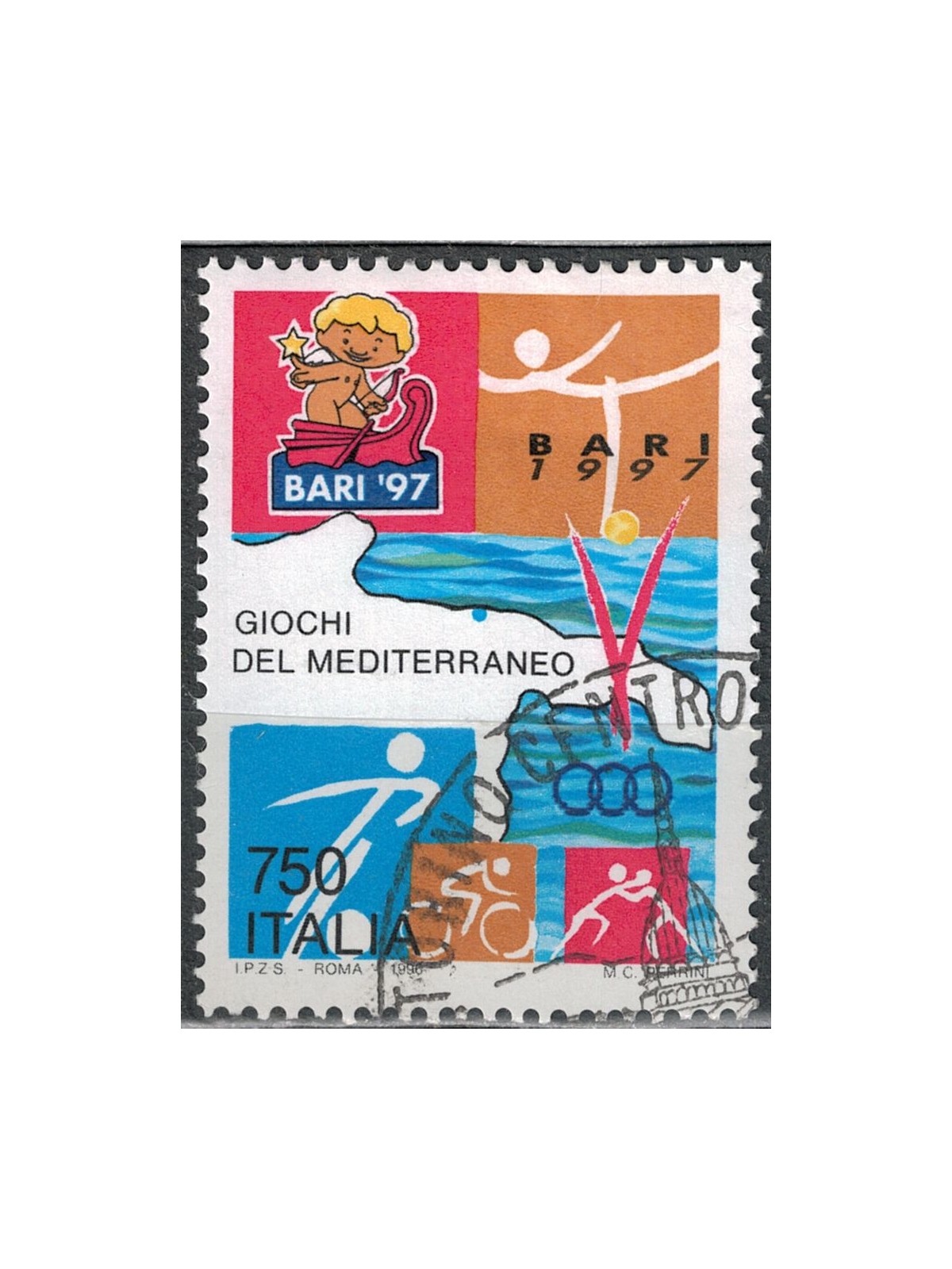 ITALIA 1996 Giochi del Mediterraneo us