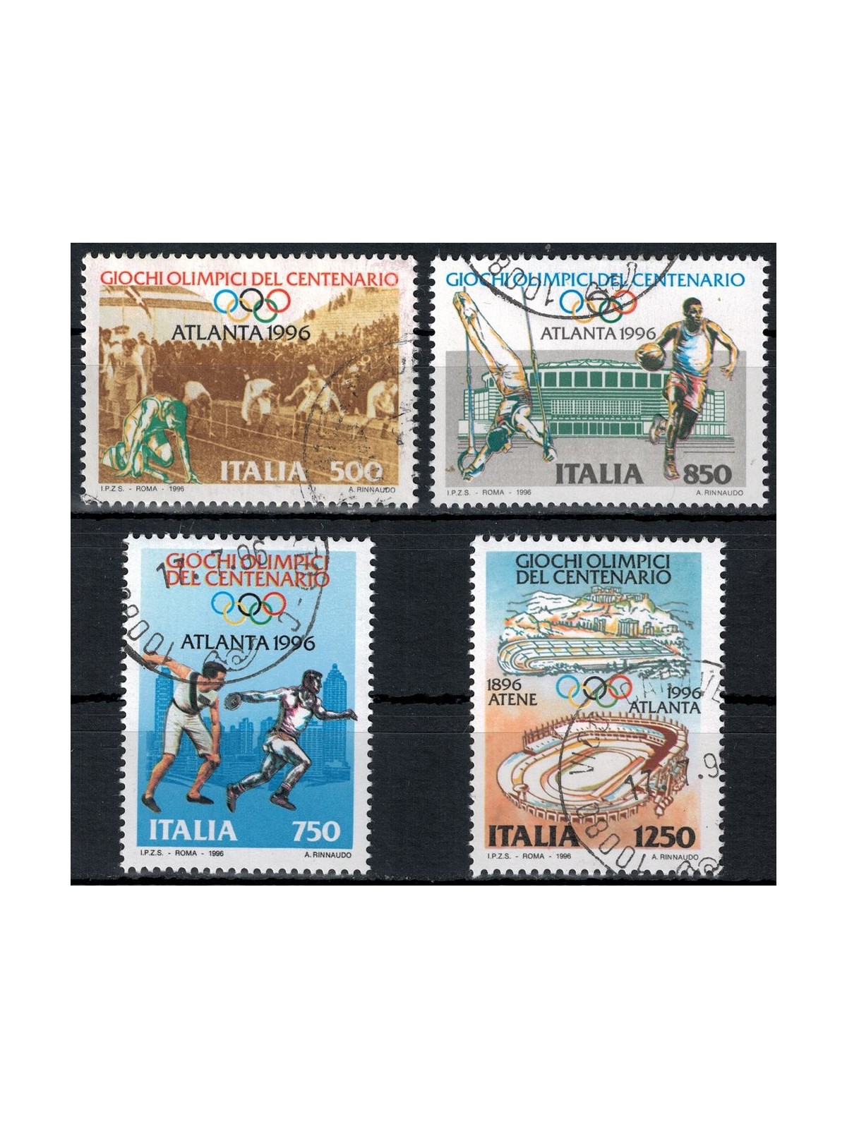 ITALY 1996 Olympic Games 4v us