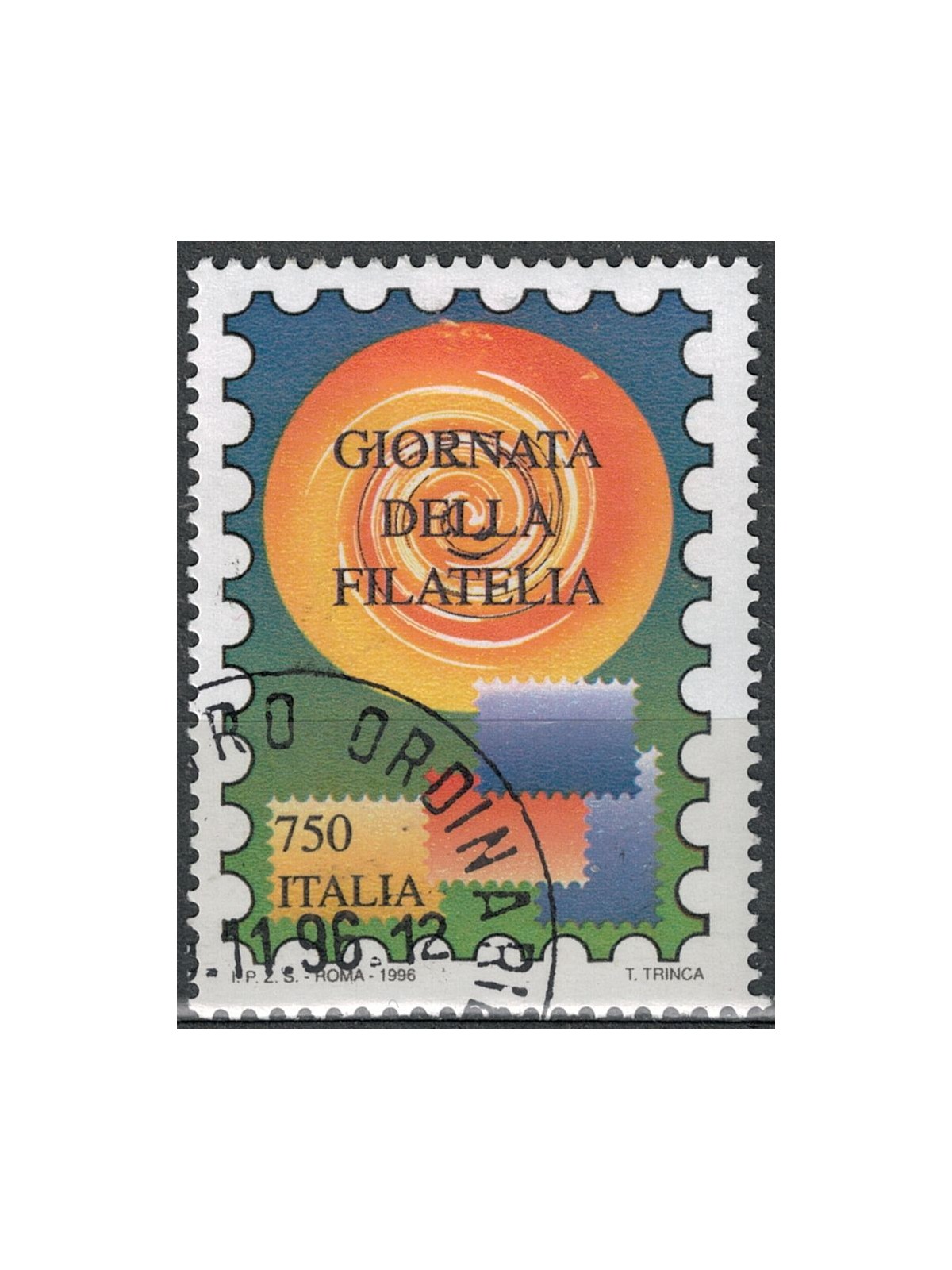 ITALIA 1996 Giornata della filatelia us