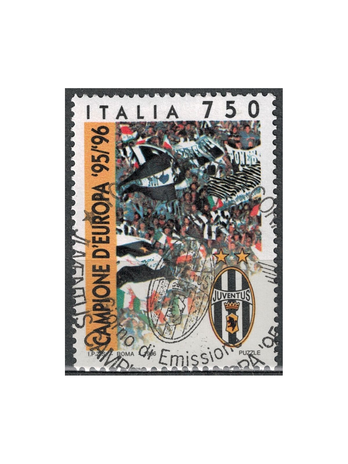 ITALIA 1996 Juventus campione d'Europa us