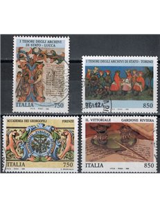 ITALY 1996 Archives and Museums 4v us