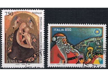 ITALY 1996 Christmas 2v us