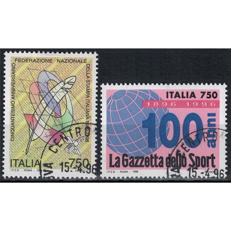 ITALY 1996 Press and Gazette 2v us