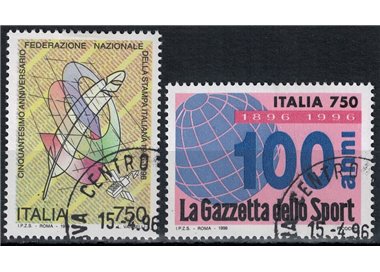 ITALY 1996 Press and Gazette 2v us