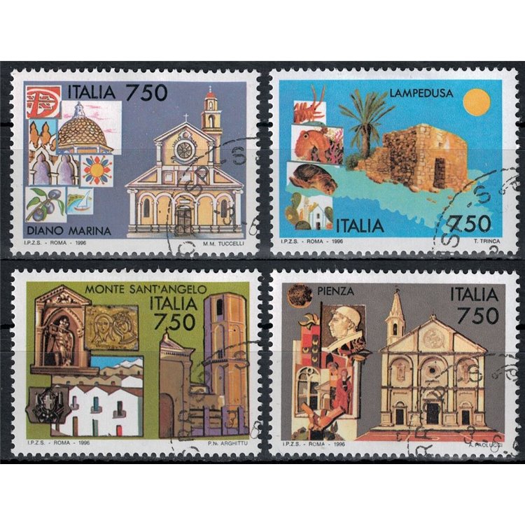 ITALY 1996 Tourism 4v us