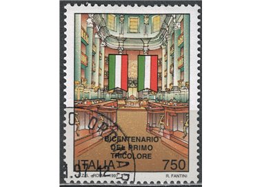 ITALY 1997 US tricolor flag