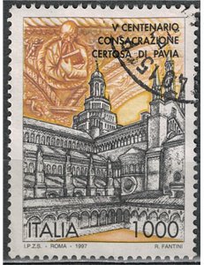 ITALIA 1997 Chiesa Certosa di Pavia us