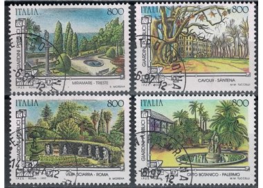 ITALY 1997 Historic Gardens 4v us