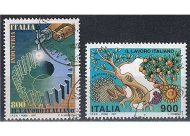 ITALIA 1997 Lavoro italiano 2v us