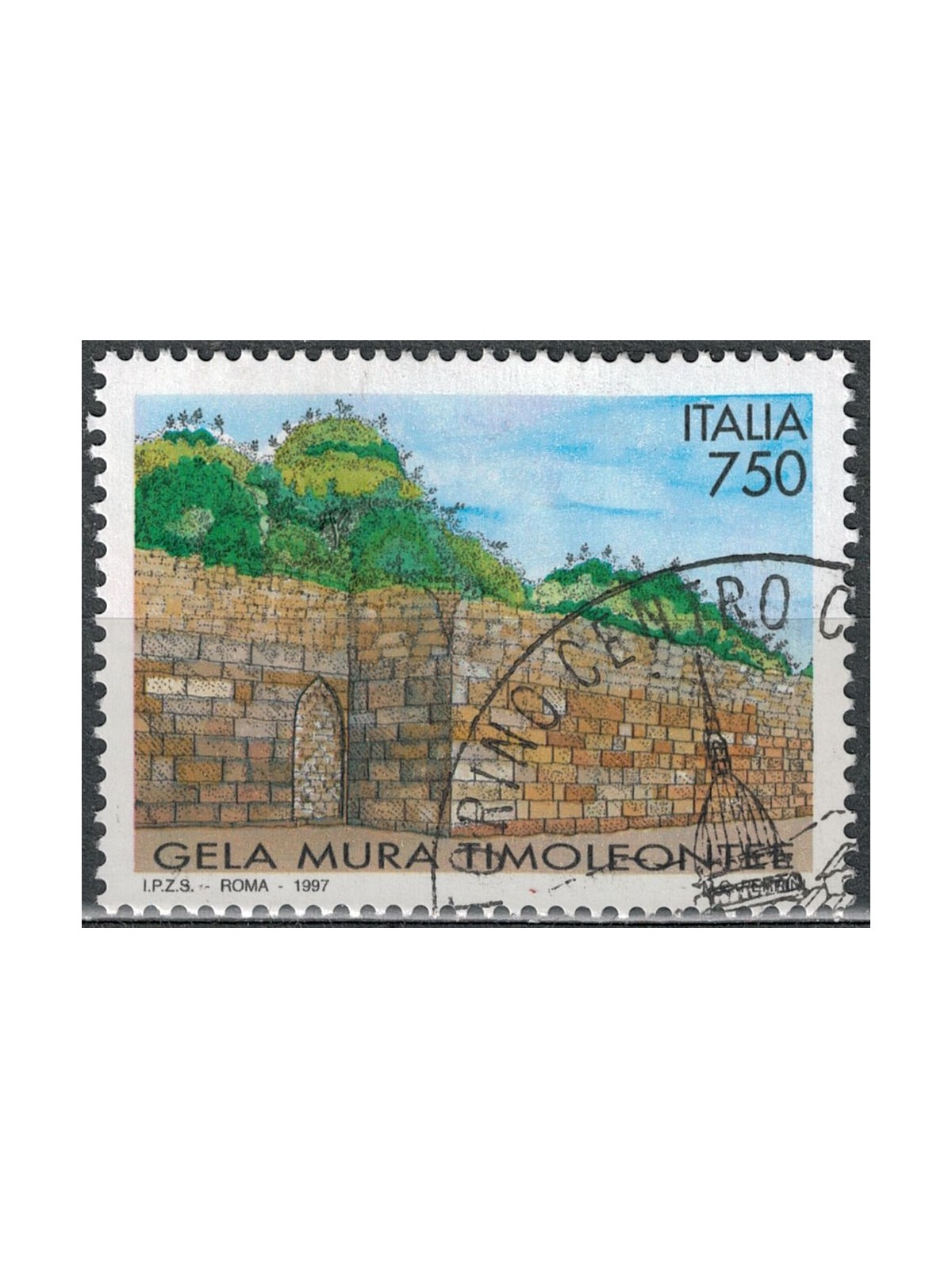 ITALIA 1997 Mura di Gela us
