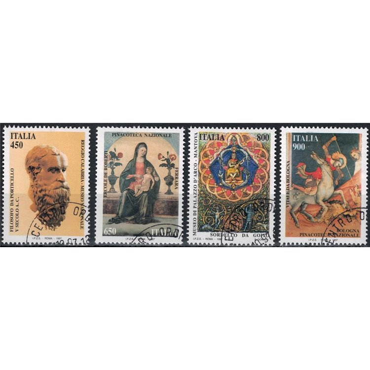 ITALY 1997 Artistic Heritage 4v us