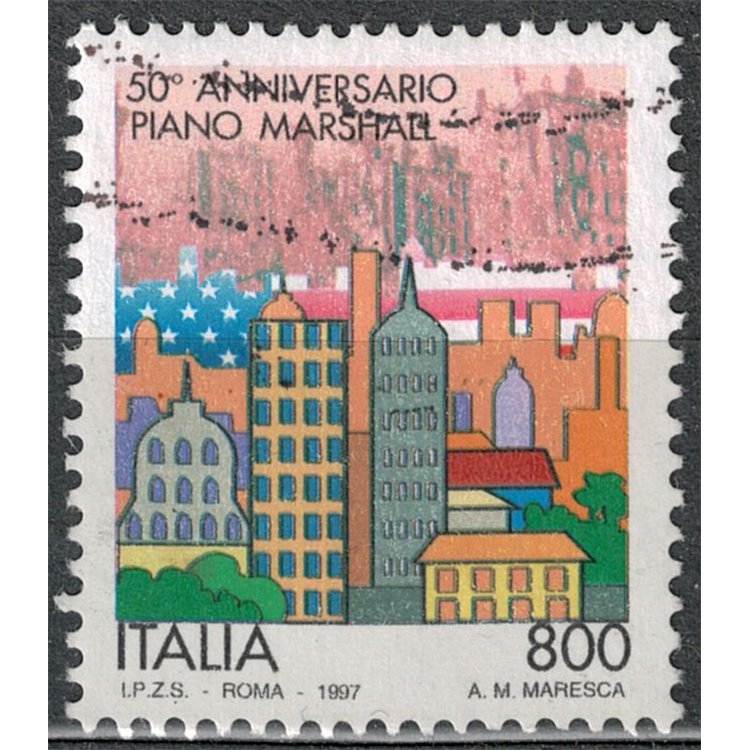 ITALY 1997 Marshall Plan us