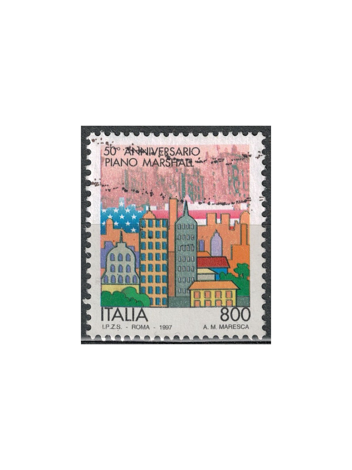 ITALY 1997 Marshall Plan us