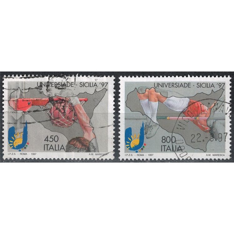 ITALY 1997 Universiade of Sicily 2v us