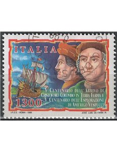 ITALY 1998 Christopher Columbus and Amerigo Vespucci us