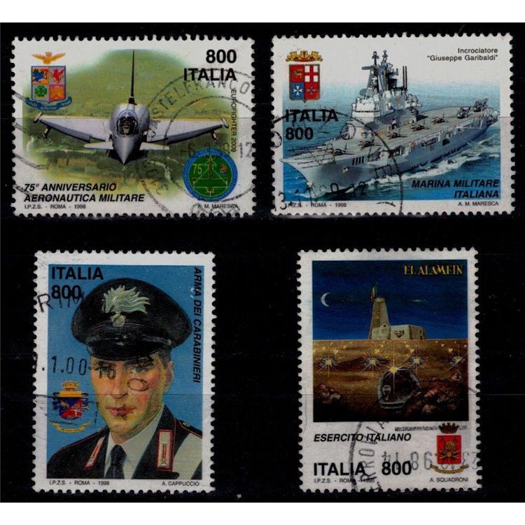 ITALY 1998 Armed Forces 4v us