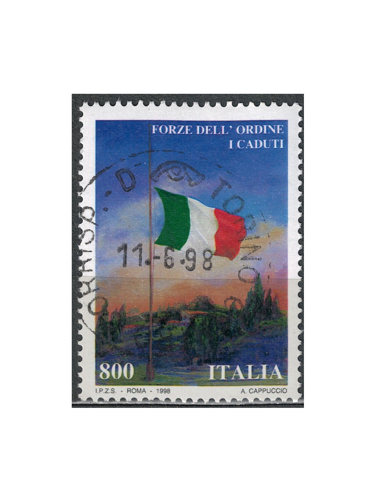 ITALIA 1998 Forze dell'Ordine (I Caduti) us
