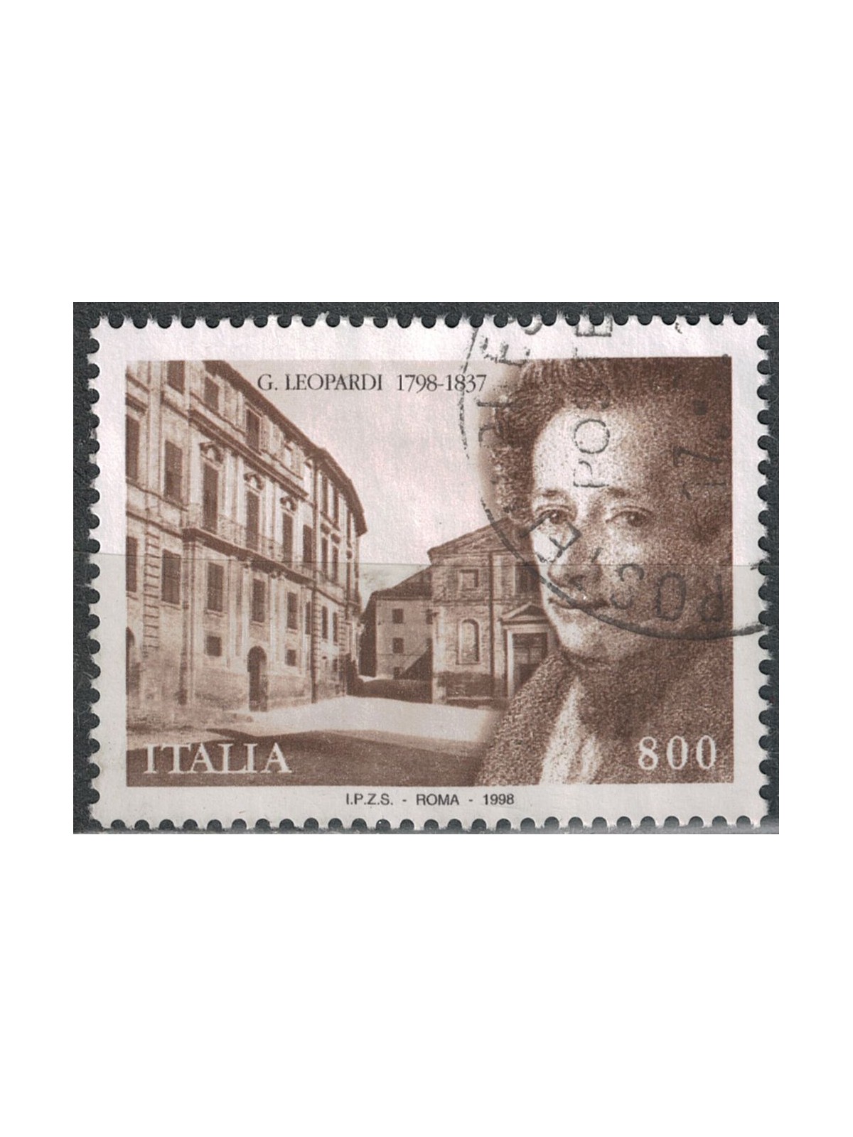 ITALY 1998 Giacomo Leopardi us