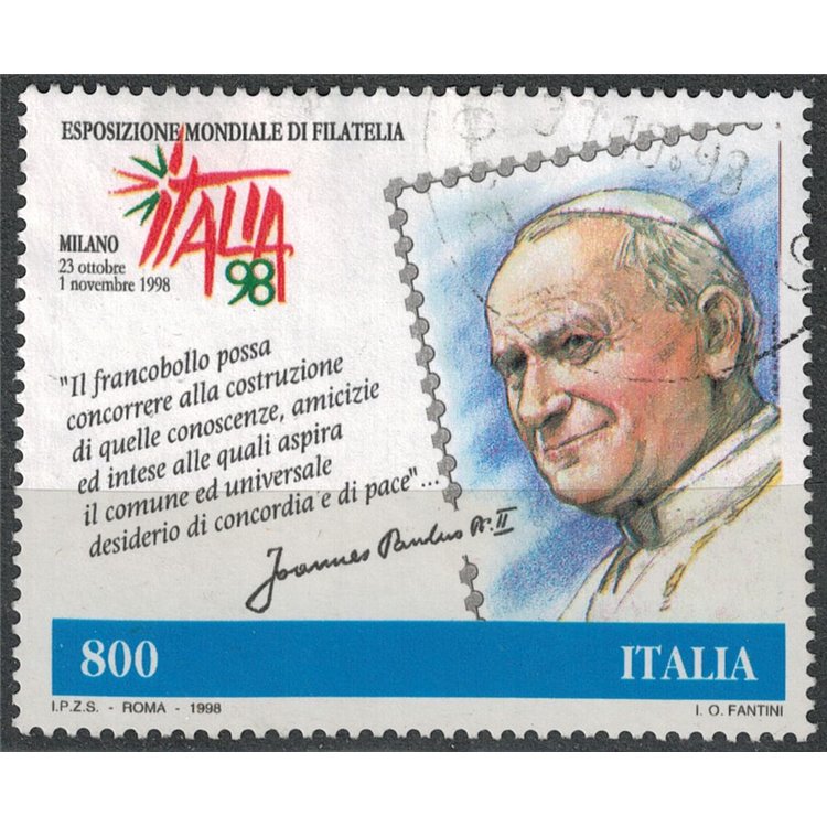 ITALY 1998 US Stamp Day