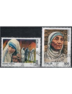 ITALY 1998 Mother Teresa 2v us