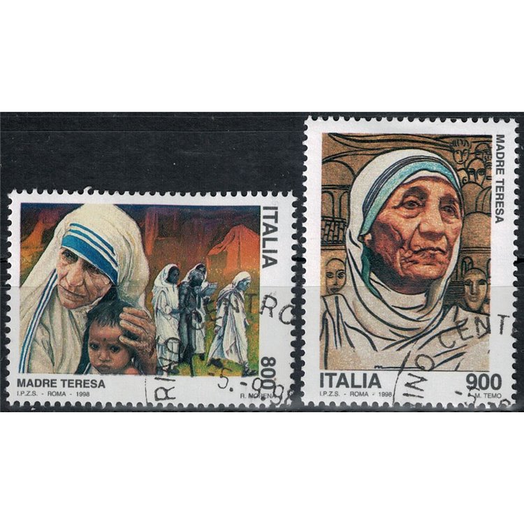 ITALY 1998 Mother Teresa 2v us