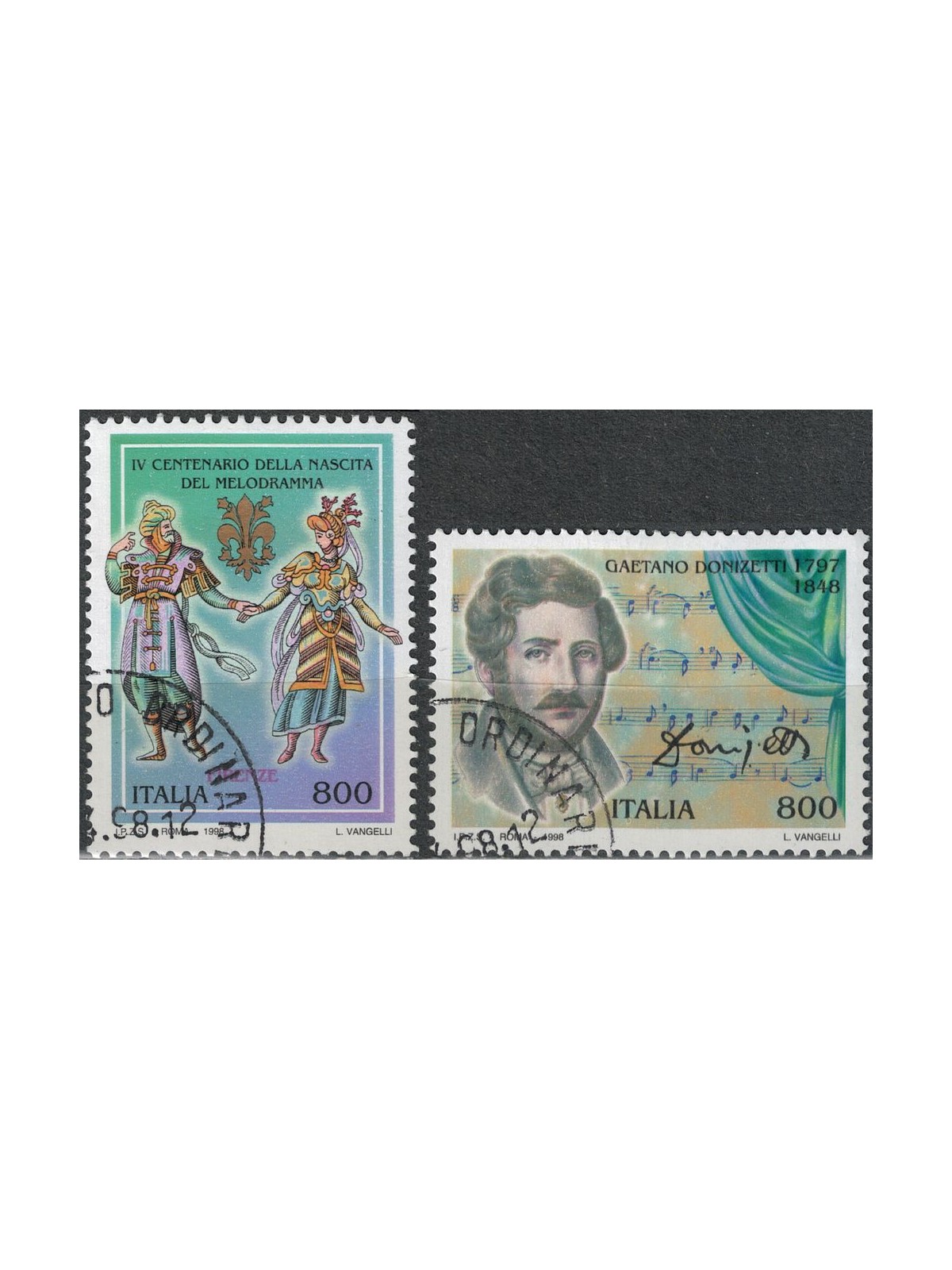 ITALY 1998 Melodrama and Donizetti 2v us