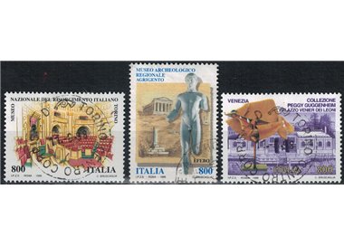 ITALY 1998 National Museums 3v us