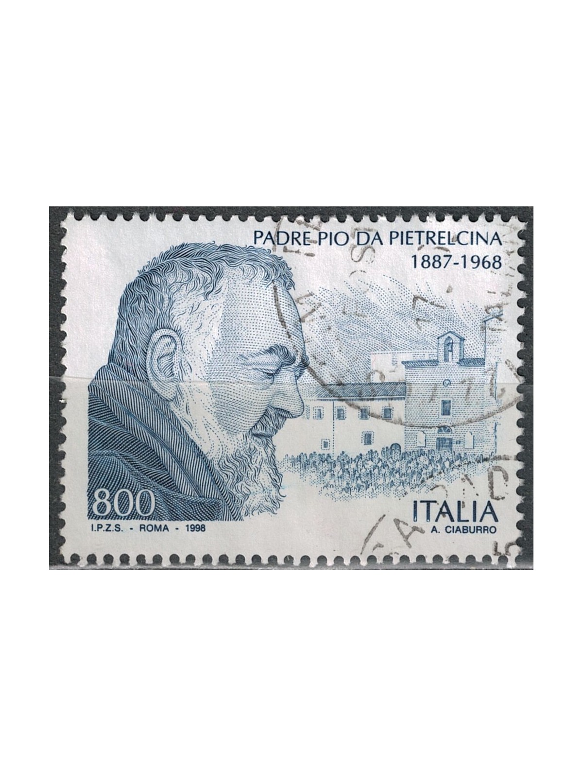 ITALIA 1998 Padre Pio us