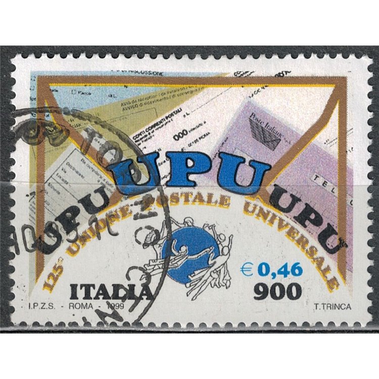 ITALIA 1999 Anniversario UPU us
