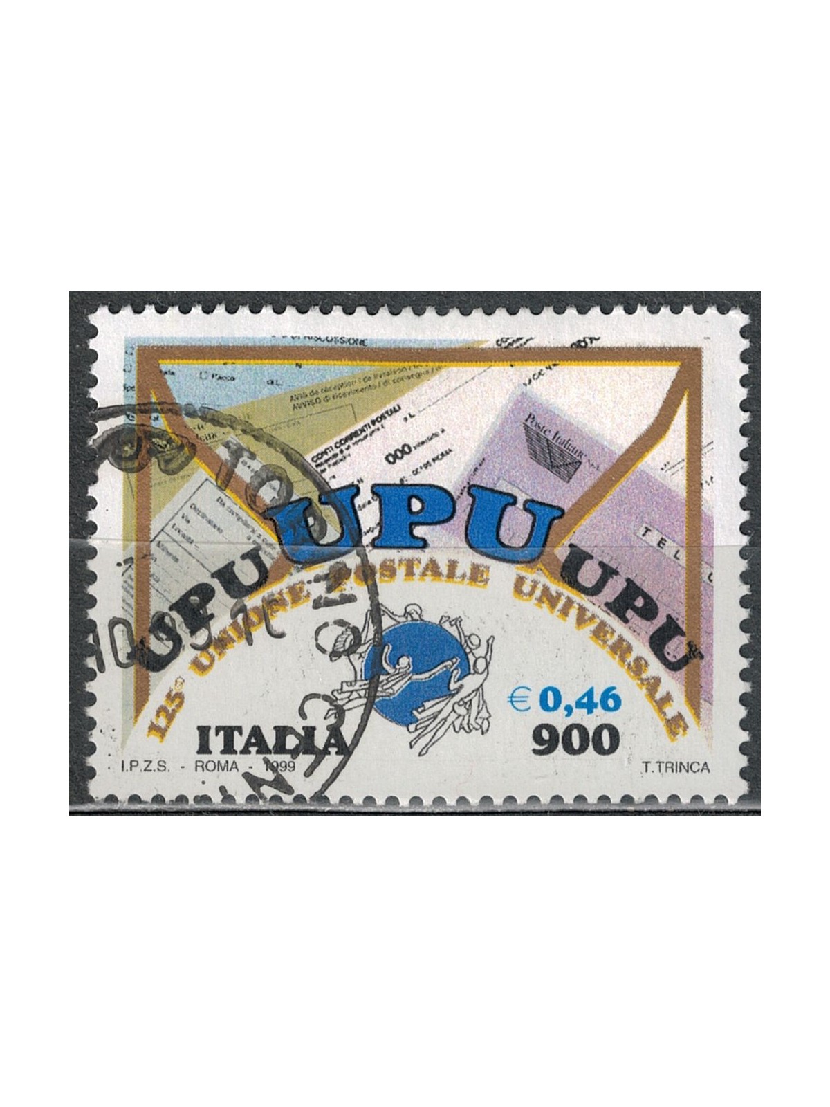 ITALY 1999 Anniversary UPU us
