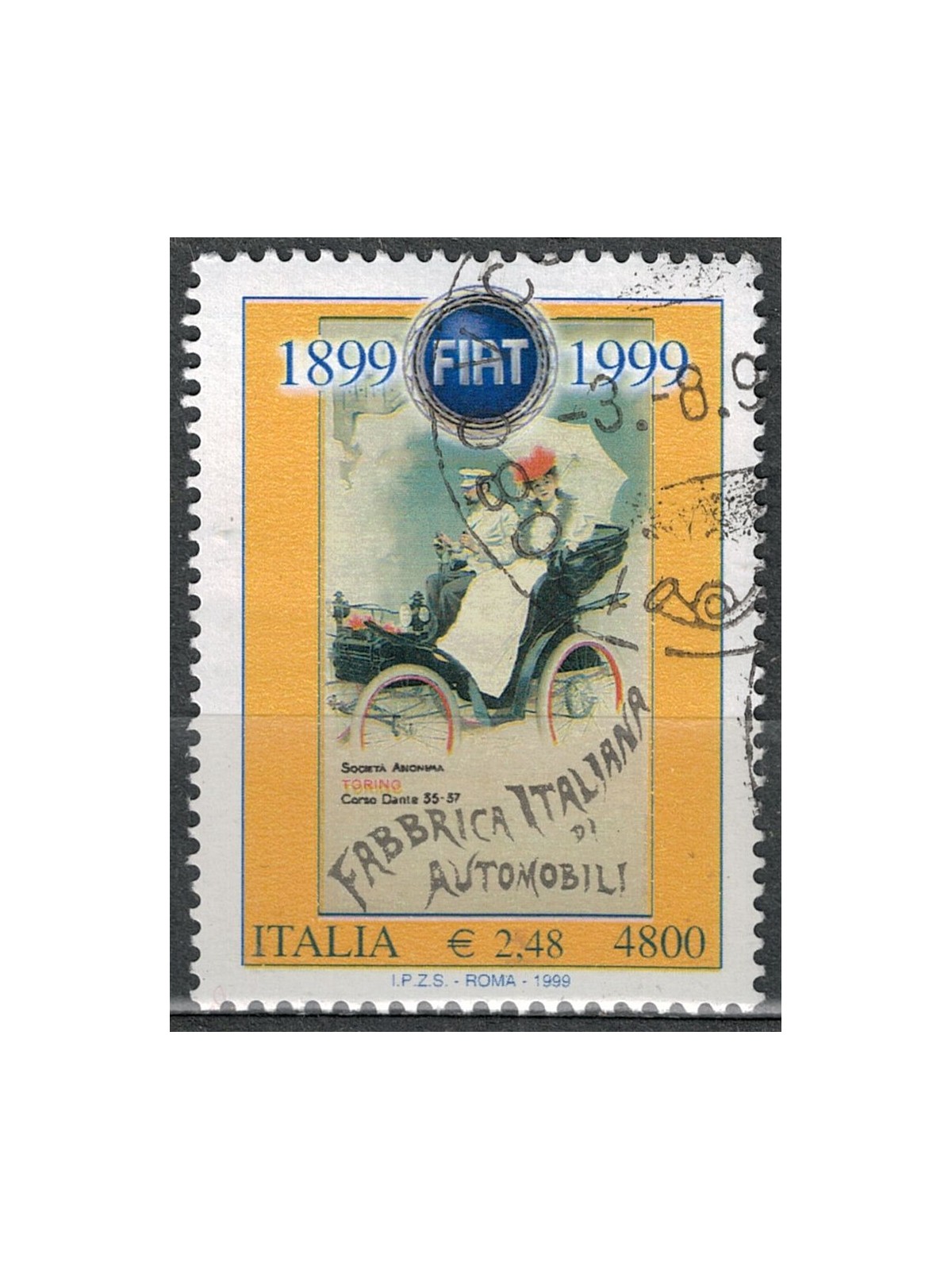 ITALY 1999 Fiat Centenary us