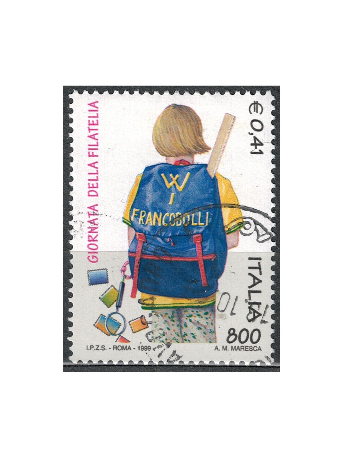 ITALY 1999 Philately Day us