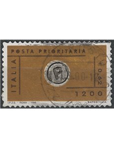 ITALY 1999 Priority Mail €0.62 - £1,200 (B) us