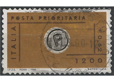 ITALY 1999 Priority Mail €0.62 - £1,200 (B) us