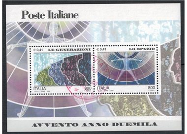 ITALIA 2000 Generazioni e Spazio BF us
