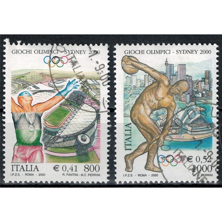 ITALIA 2000 Giochi Olimpici Sidney 2v us