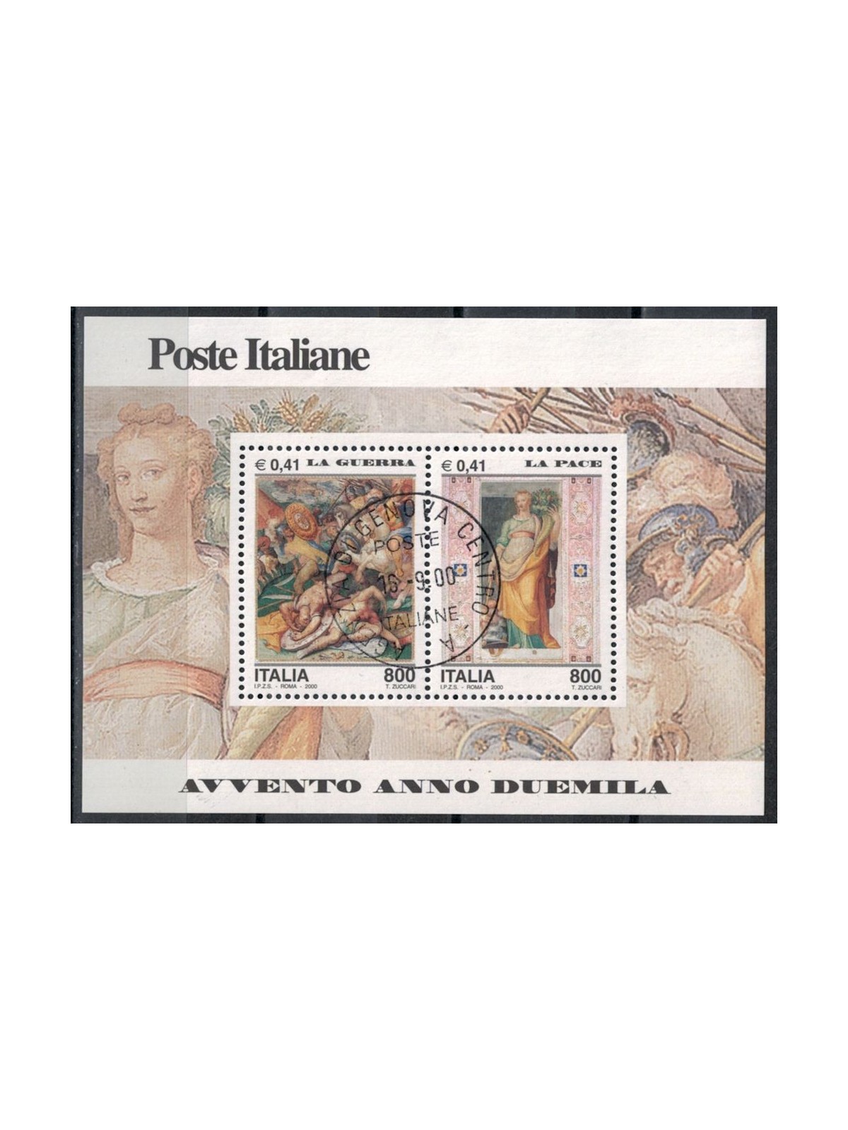 ITALY 2000 War and Peace s/s us