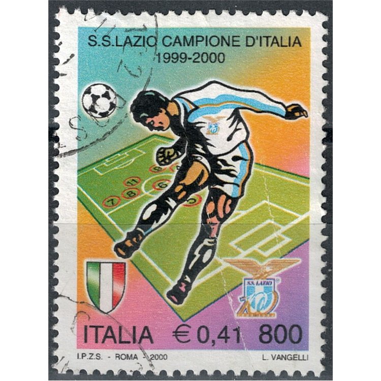 ITALY 2000 Lazio champion of Italy us