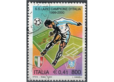 ITALY 2000 Lazio champion of Italy us