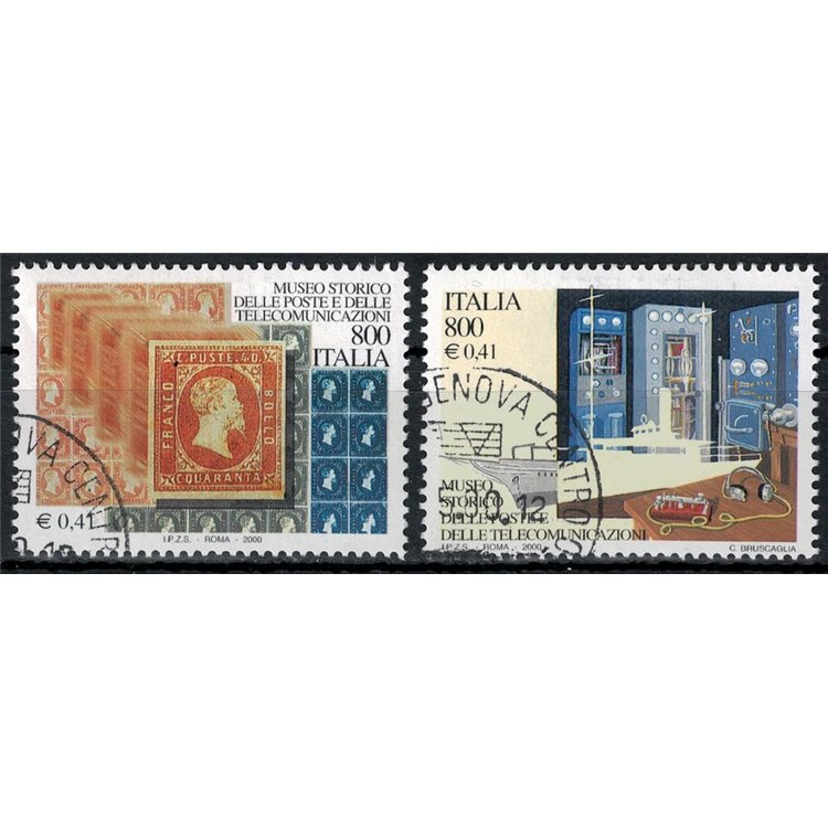 ITALY 2000 Postal Museum 2v us